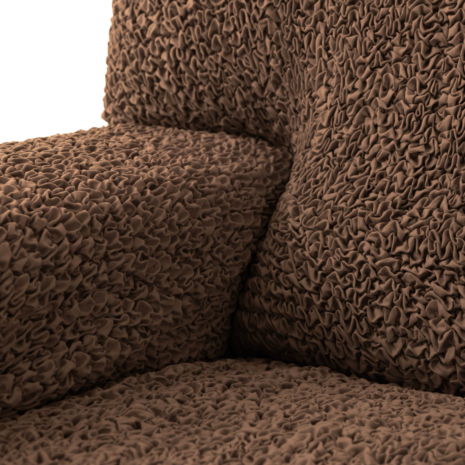 Microfibra - Funda Sofa 3 cuerpos Cocoa