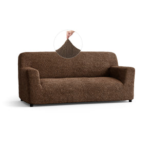 Microfibra - Funda Sofa 3 cuerpos Cocoa