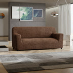 Microfibra - Funda Sofa 3 cuerpos Cocoa