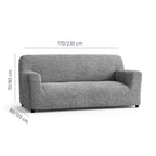 Microfibra - Funda Sofa 3 cuerpos Ash