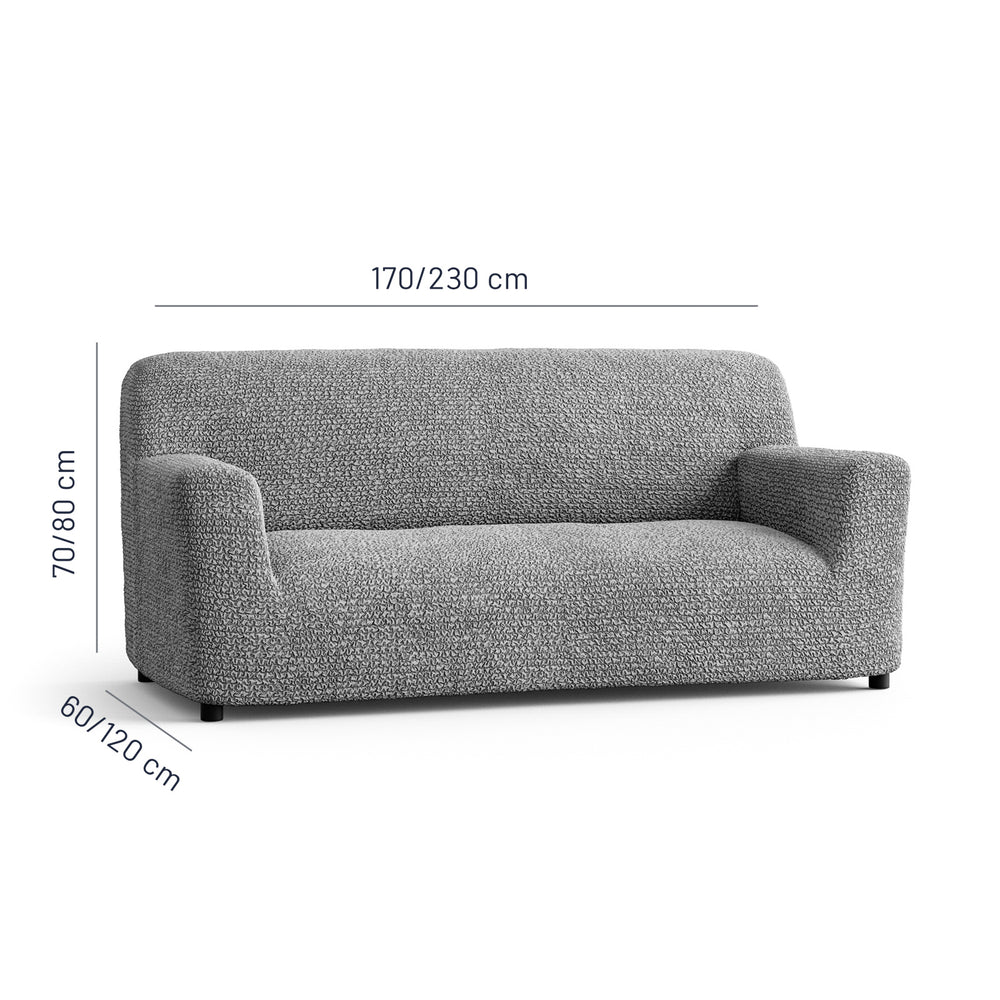 Microfibra - Funda Sofa 3 cuerpos Ash