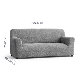 Microfibra - Funda Sofa 3 cuerpos Ash