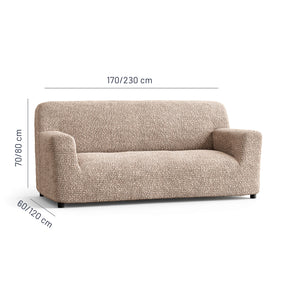 Microfibra - Funda Sofa 3 cuerpos Taupe
