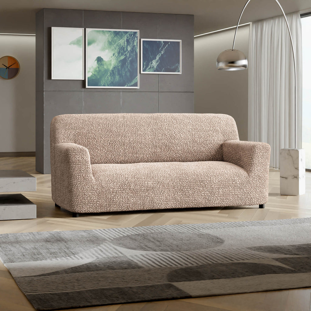 Microfibra - Funda Sofa 3 cuerpos Taupe