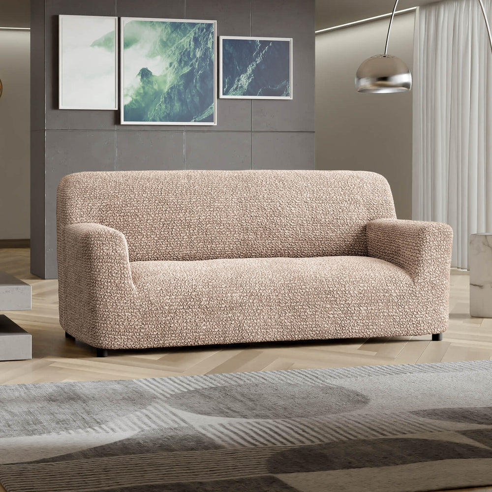 Microfibra - Funda Sofa 3 cuerpos Taupe
