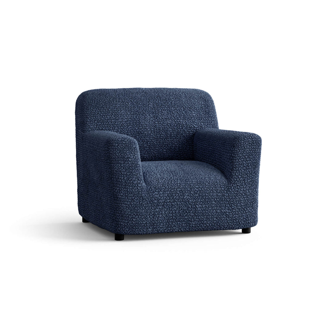 Microfibra - Funda Sillon Blue Navy