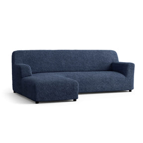 Microfibra - Funda Sofa L Izquierdo Blue Navy