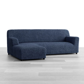 Microfibra - Funda Sofa L Izquierdo Blue Navy