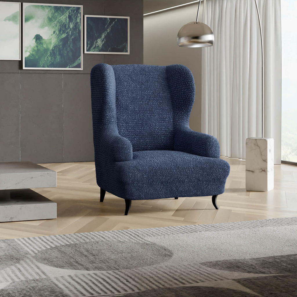 Microfibra - Funda Sitial Blue Navy