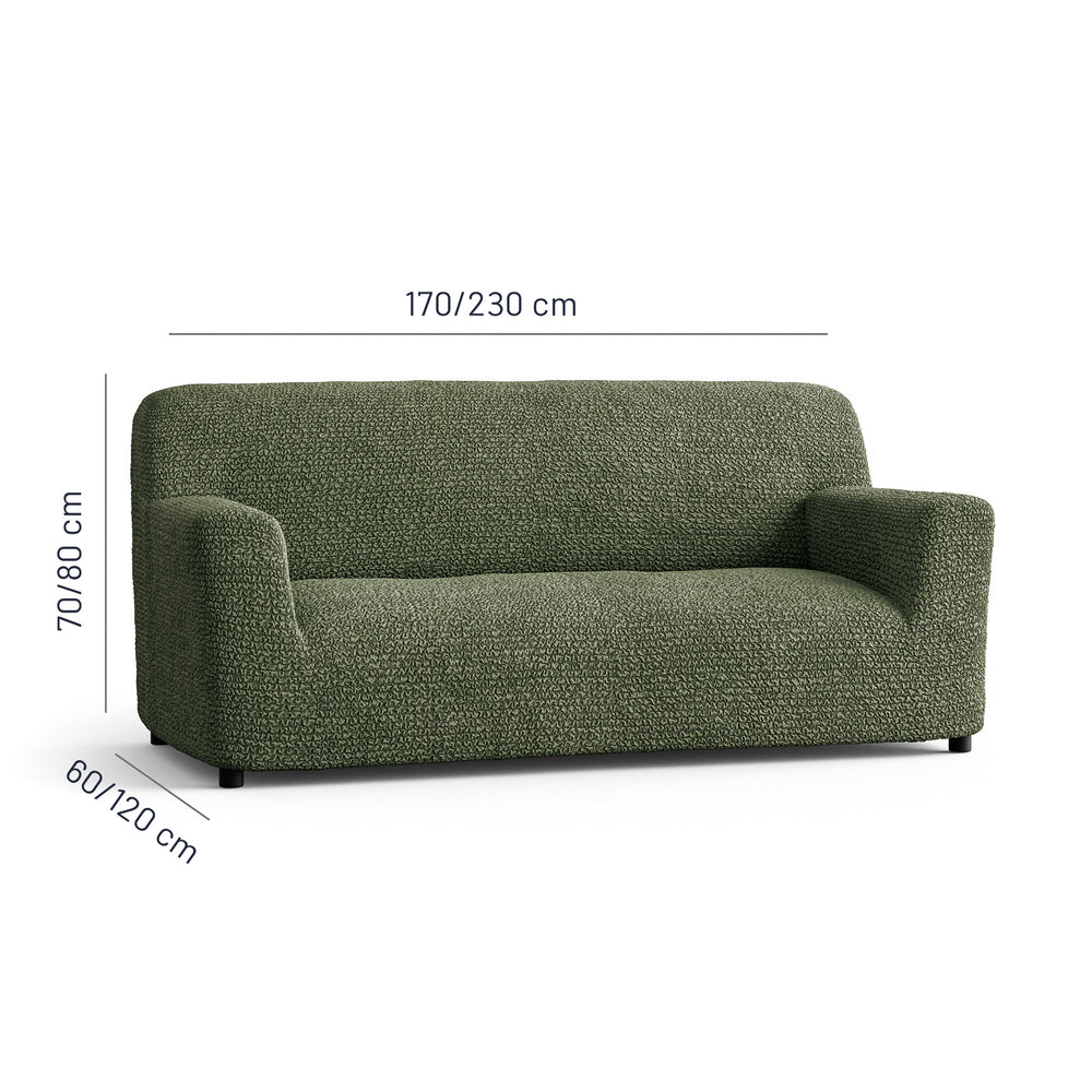 Microfibra - Funda Sofa 3 cuerpos Green Sage