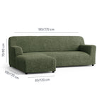 Microfibra - Funda Sofa L Izquierdo Green Sage