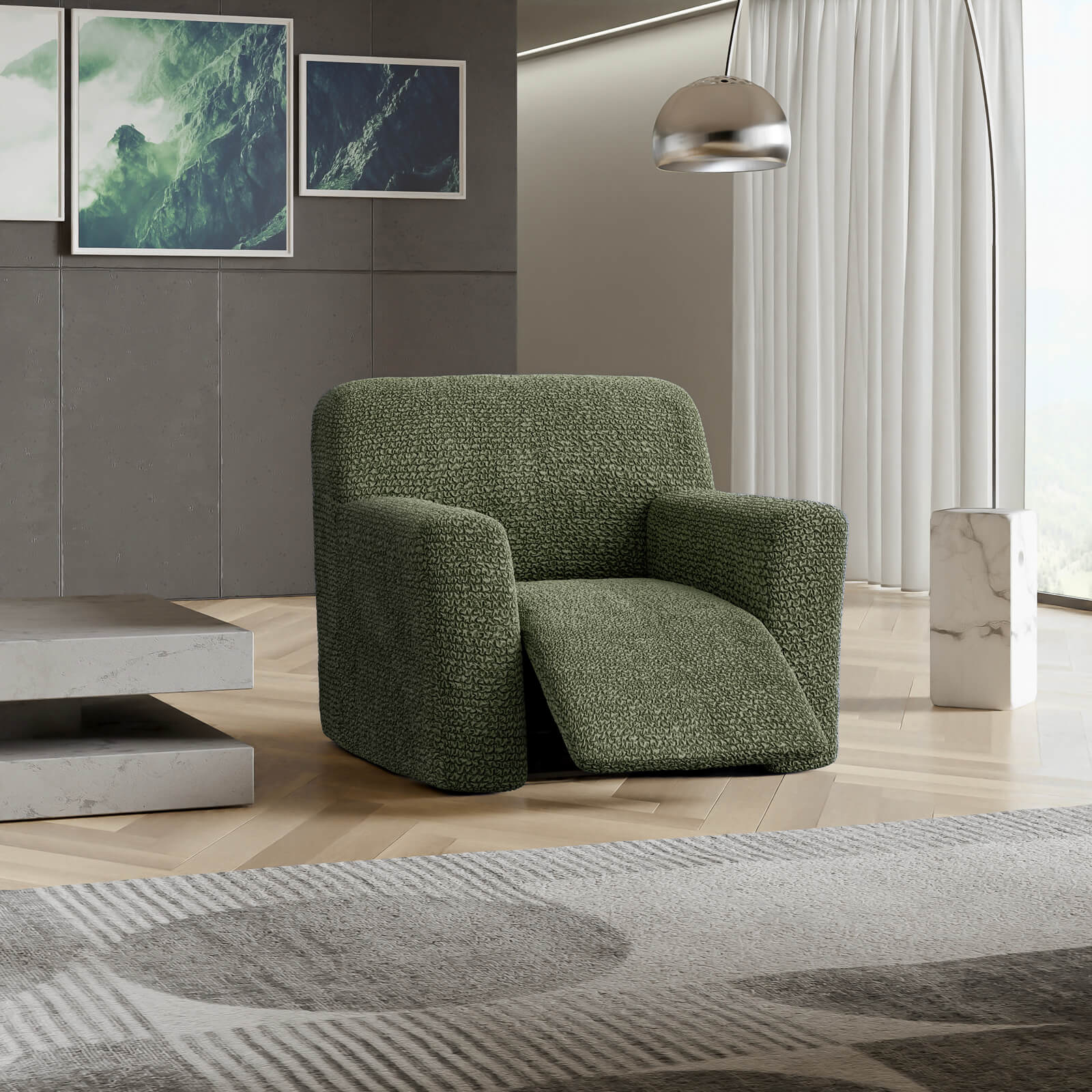 Microfibra - Funda Berger Green Sage