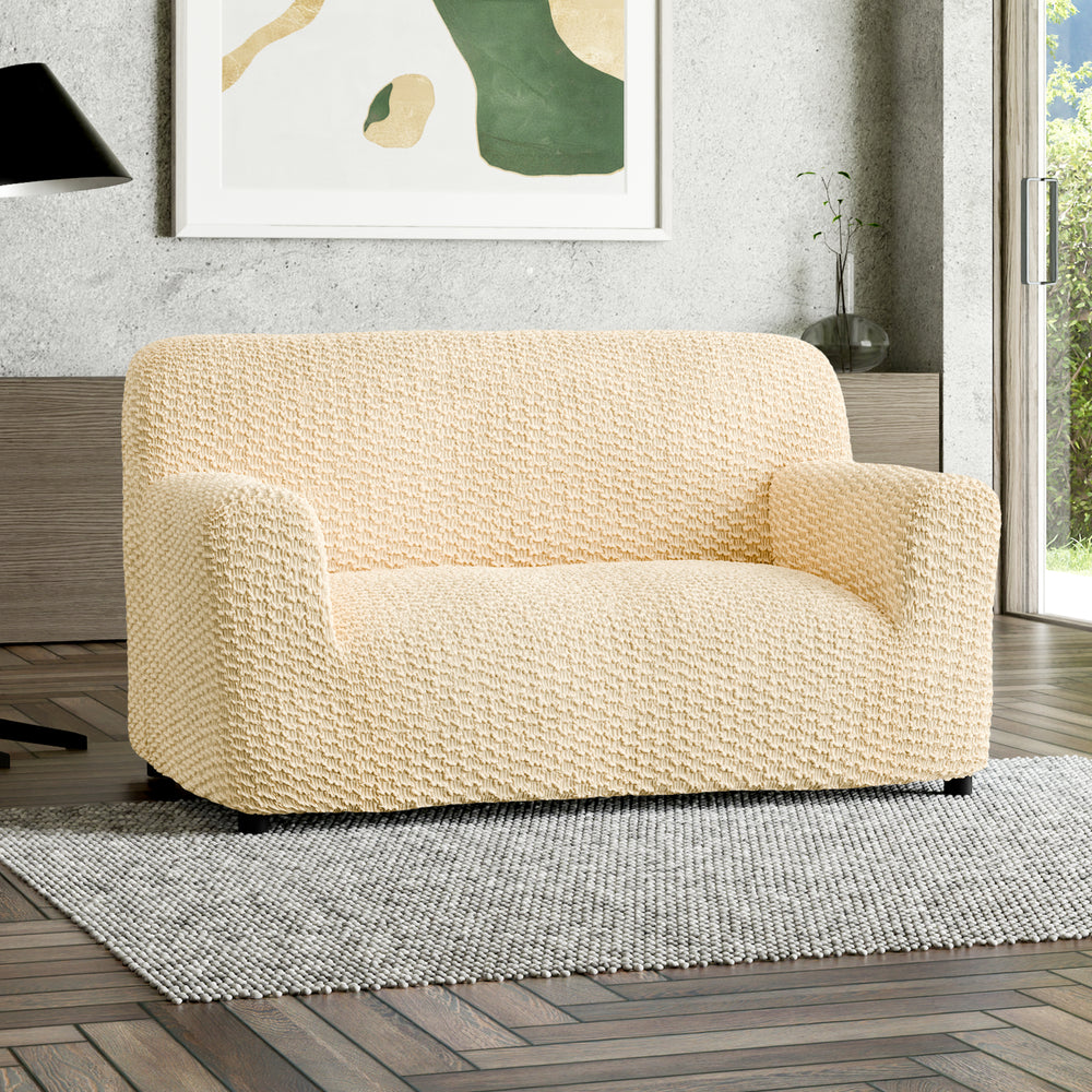 Mosaico - Funda Sofa 2 cuerpos Vanilla