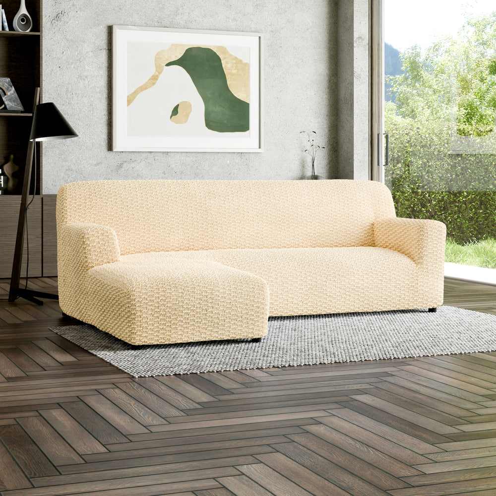 Mosaico - Funda Sofa L Izquierdo Vanilla