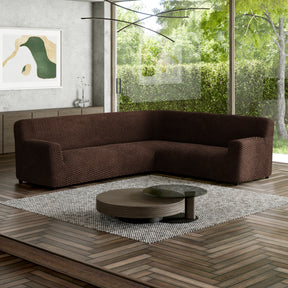Mosaico - Funda Sofa Esquinero Dark Chocolate