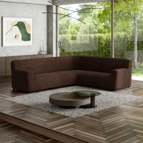Mosaico - Funda Sofa Esquinero Dark Chocolate