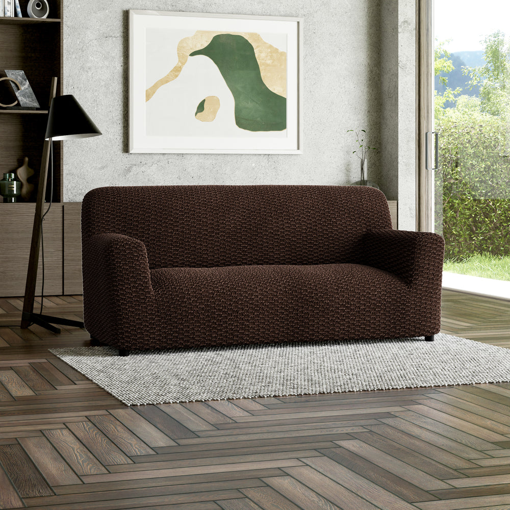 Mosaico - Funda Sofa 3 cuerpos Dark Chocolate