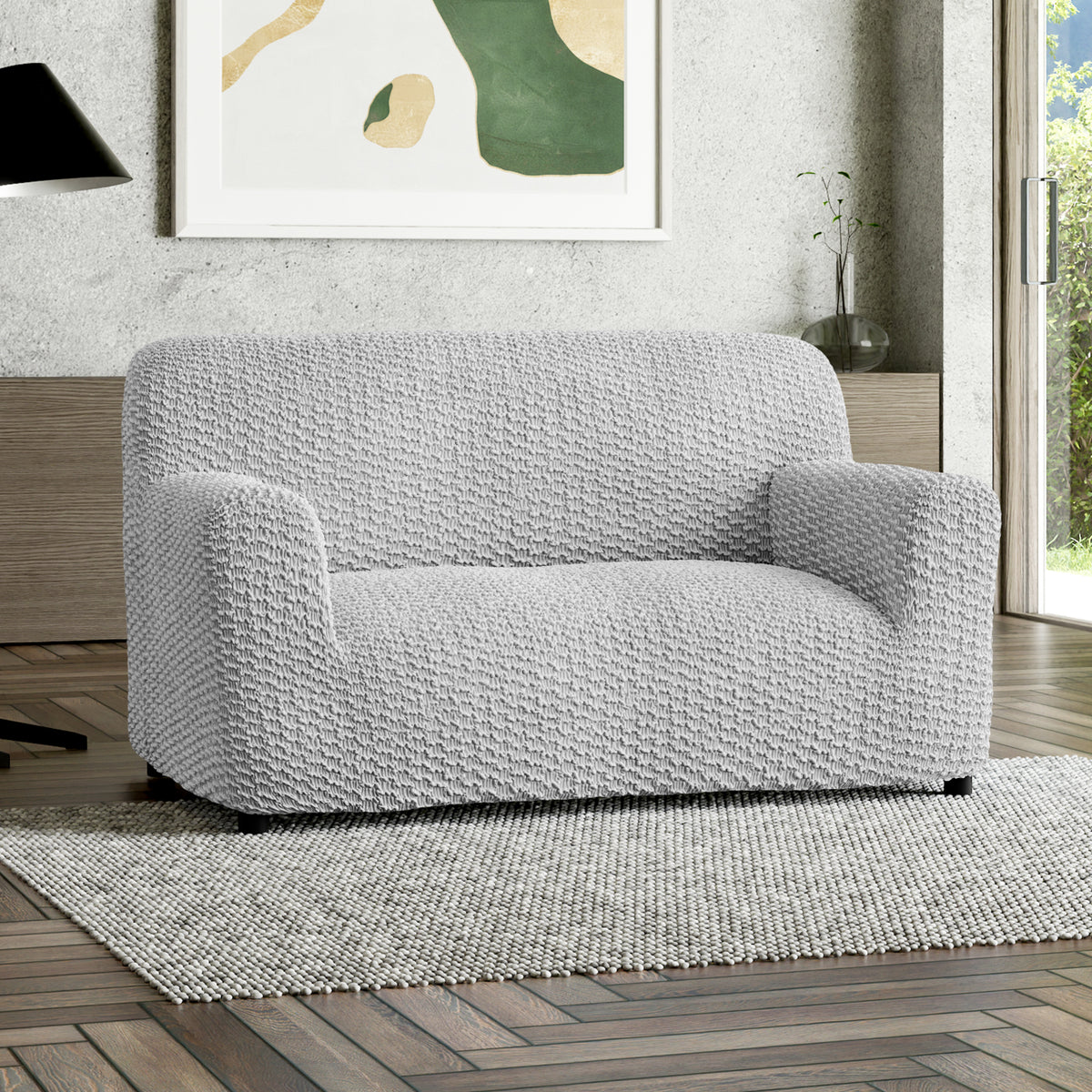 Mosaico - Funda Sofa 2 cuerpos Pearl