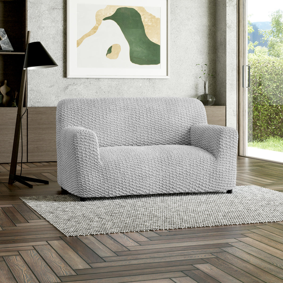 Mosaico - Funda Sofa 2 cuerpos Pearl
