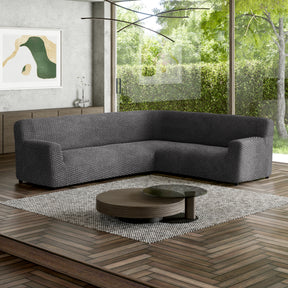 Mosaico - Funda Sofa Esquinero Charcoal