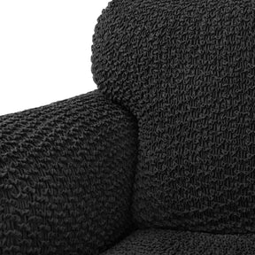 Microfibra - Funda Sofa 3 cuerpos Black