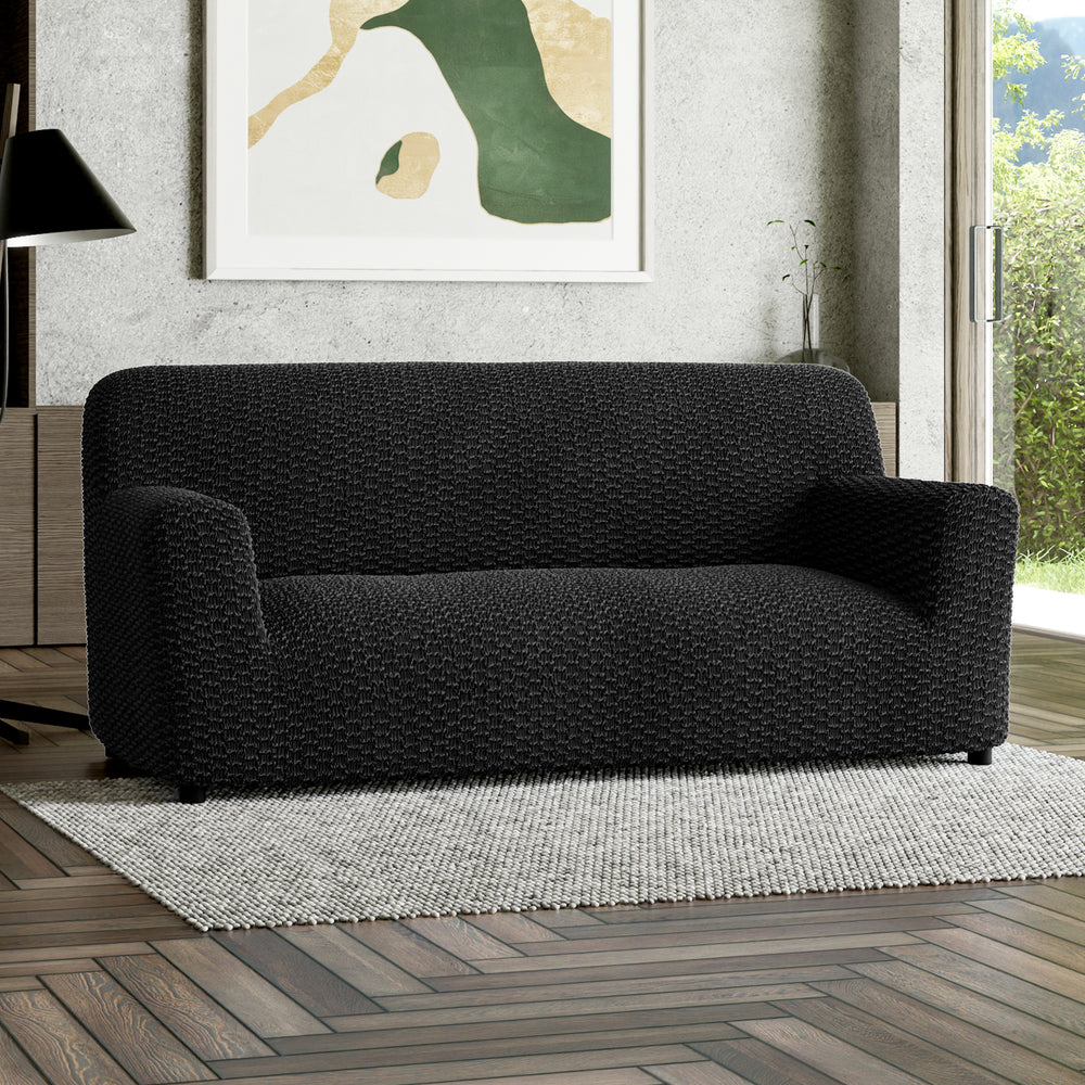Microfibra - Funda Sofa 3 cuerpos Black