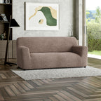 Mosaico - Funda Sofa 3 cuerpos Capuccino