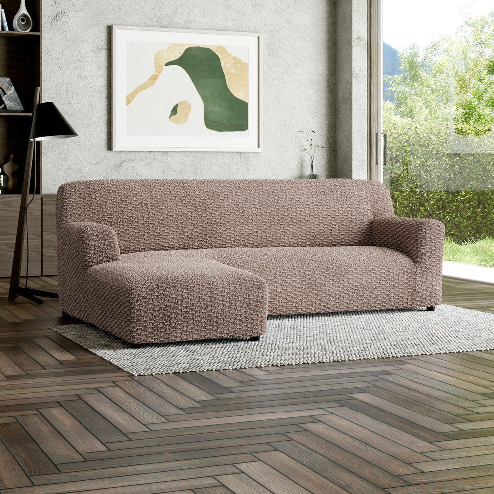 Mosaico - Funda Sofa L Izquierdo Capuccino