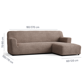 Mosaico - Funda Sofa L Derecho Capuccino