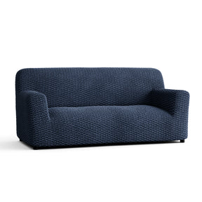 Microfibra - Funda Sofa 3 cuerpos Blue Navy