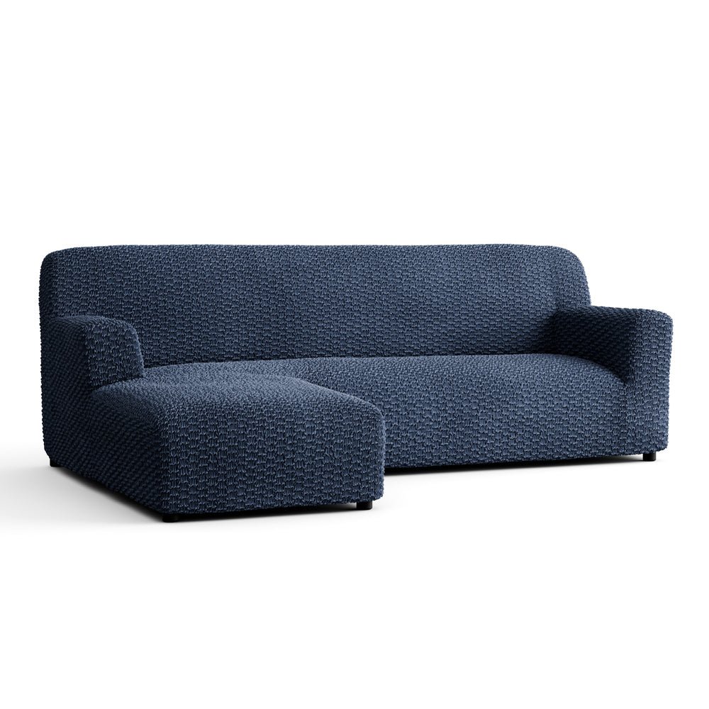 Microfibra - Funda Sofa L Izquierdo Blue Navy