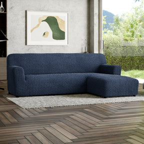 Microfibra - Funda Sofa L Derecho Blue Navy
