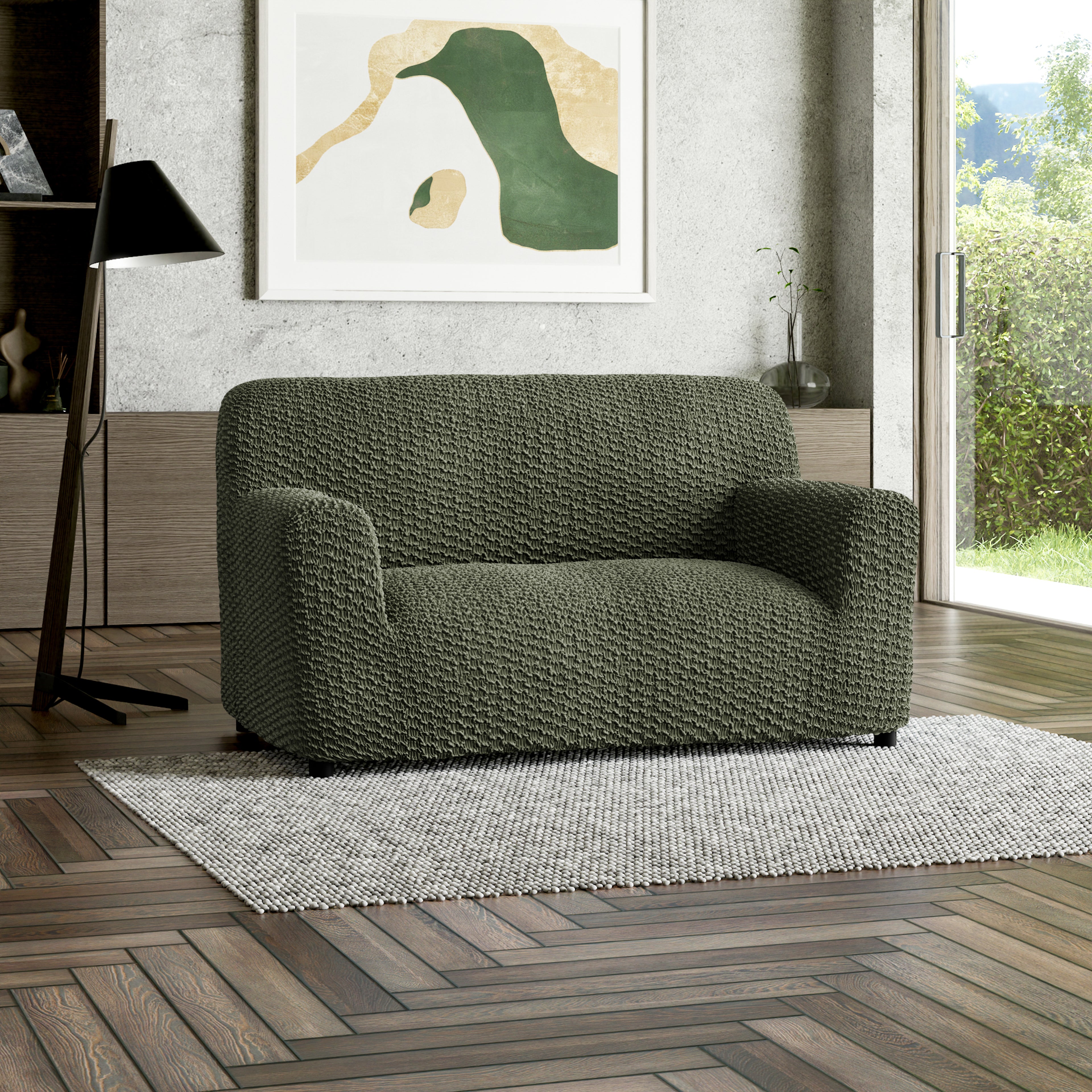 Mosaico - Funda Sofa 2 cuerpos Green Sage