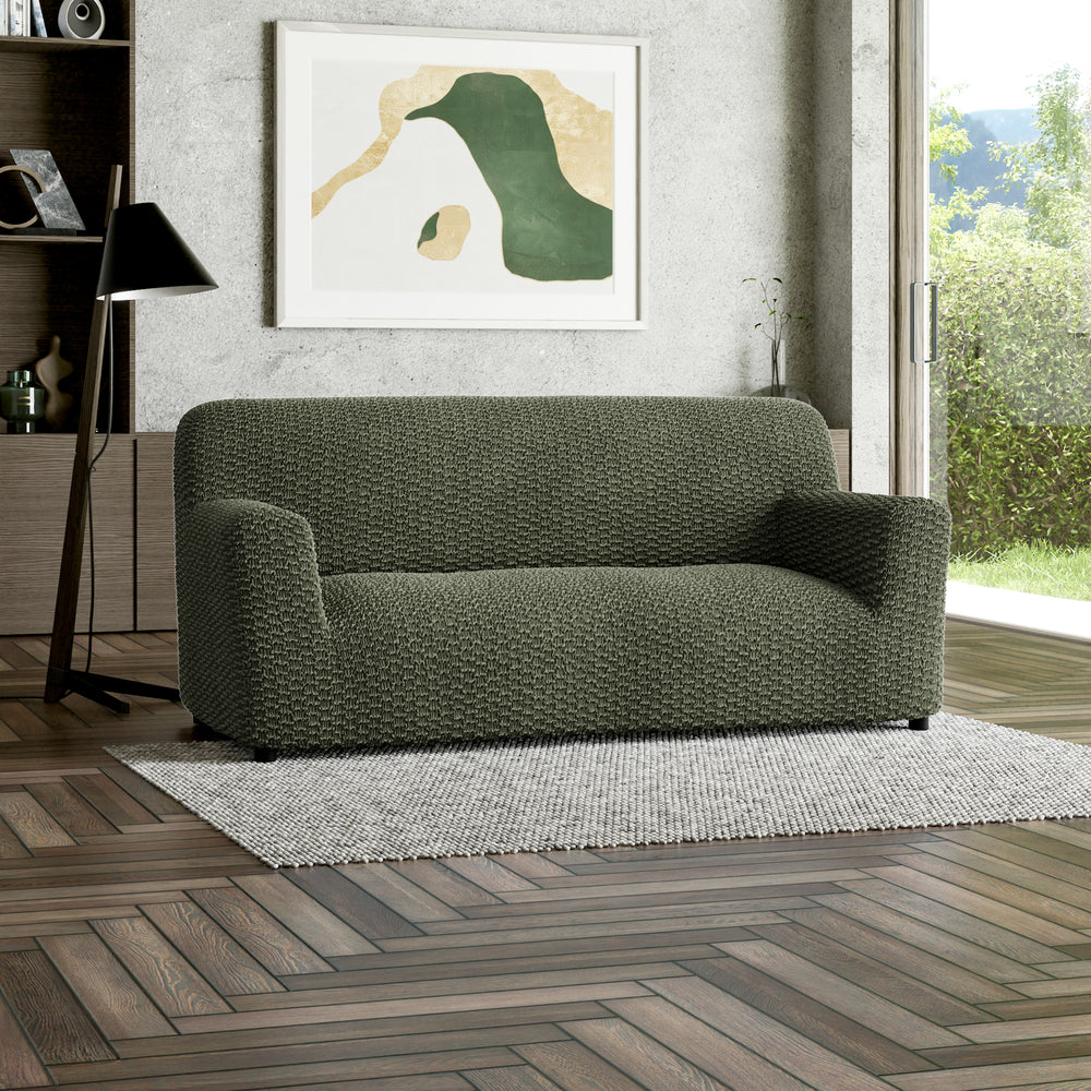 Microfibra - Funda Sofa 3 cuerpos Green Sage