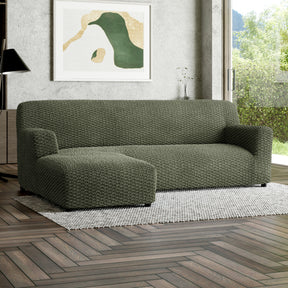 Microfibra - Funda Sofa L Izquierdo Green Sage