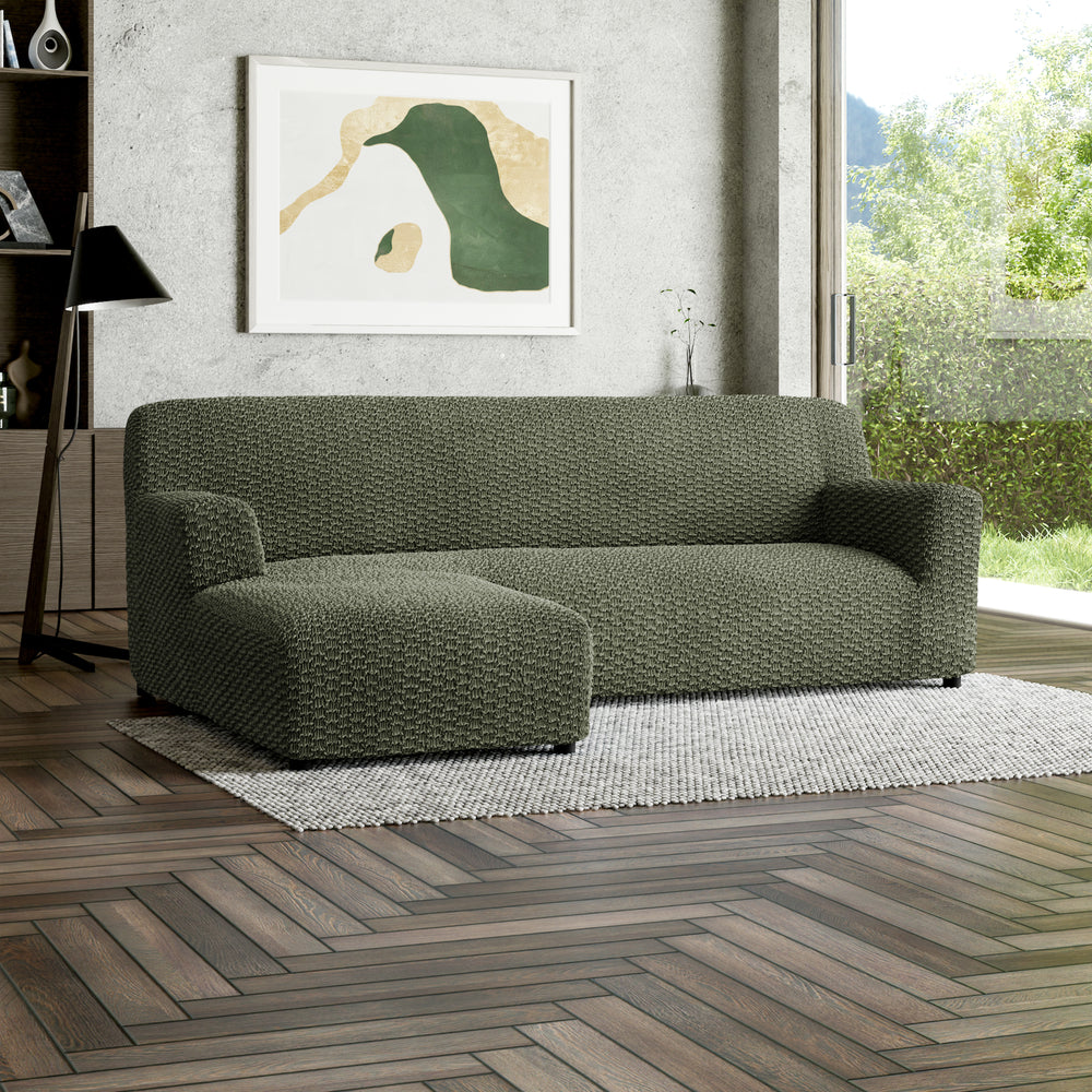 Microfibra - Funda Sofa L Izquierdo Green Sage