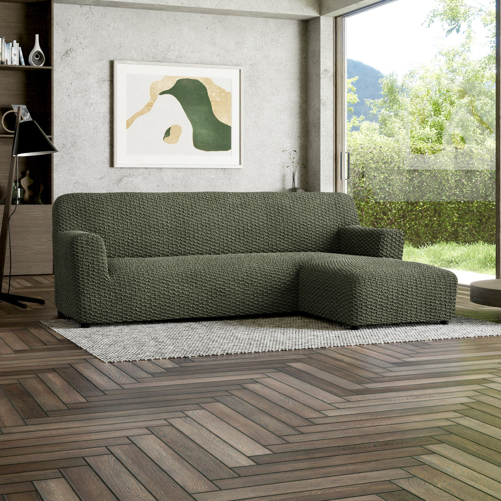Microfibra - Funda Sofa L Derecho Green Sage