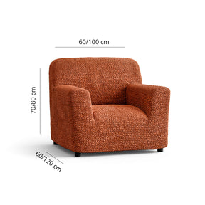 Microfibra - Funda Sillon Terracota