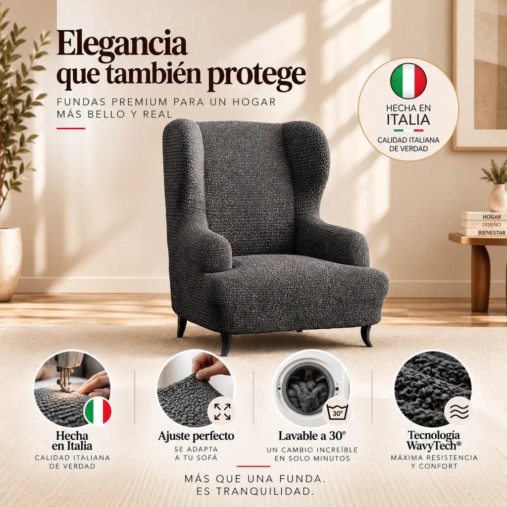 Microfibra - Funda Sitial Green Emerald