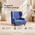 Microfibra - Funda Sitial Blue