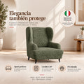 Microfibra - Funda Sitial Green Sage