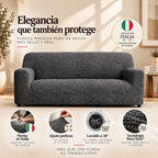 Microfibra - Funda Sofa 3 cuerpos Vanilla