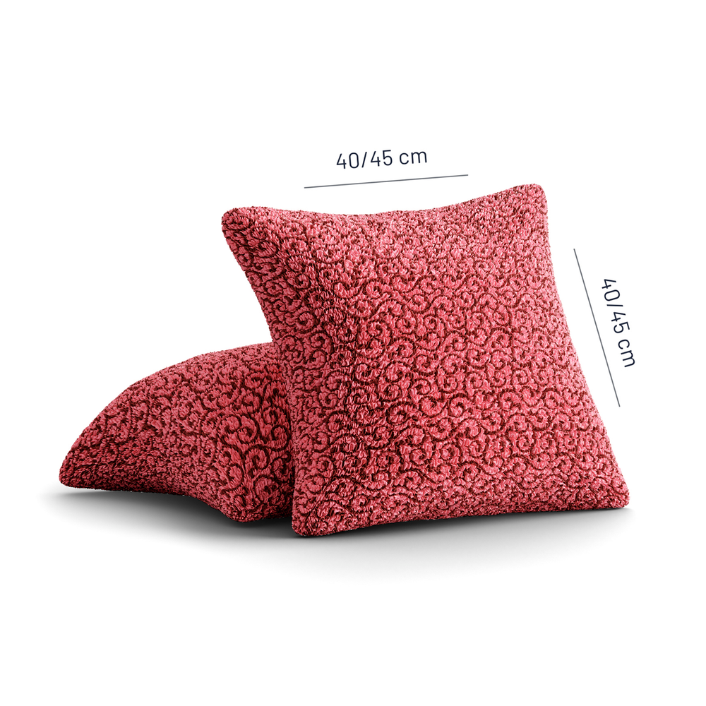 Printed Microfibra - 2 Fundas Cojines Berry