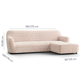 Printed Microfibra - Funda Sofa L Derecho Wheat