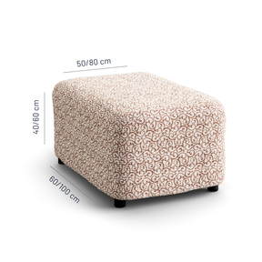 Printed Microfibra - Funda Ottomana Wheat