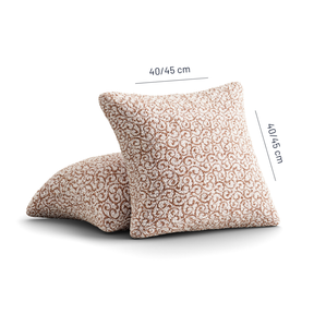 Printed Microfibra - 2 Fundas Cojines Wheat