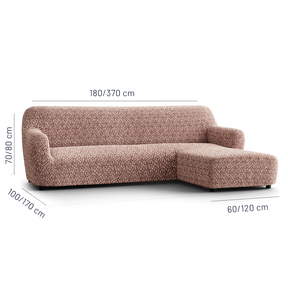 Printed Microfibra - Funda Sofa L Derecho Hazelnut