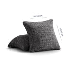 Printed Microfibra - 2 Fundas Cojines Black Pepper