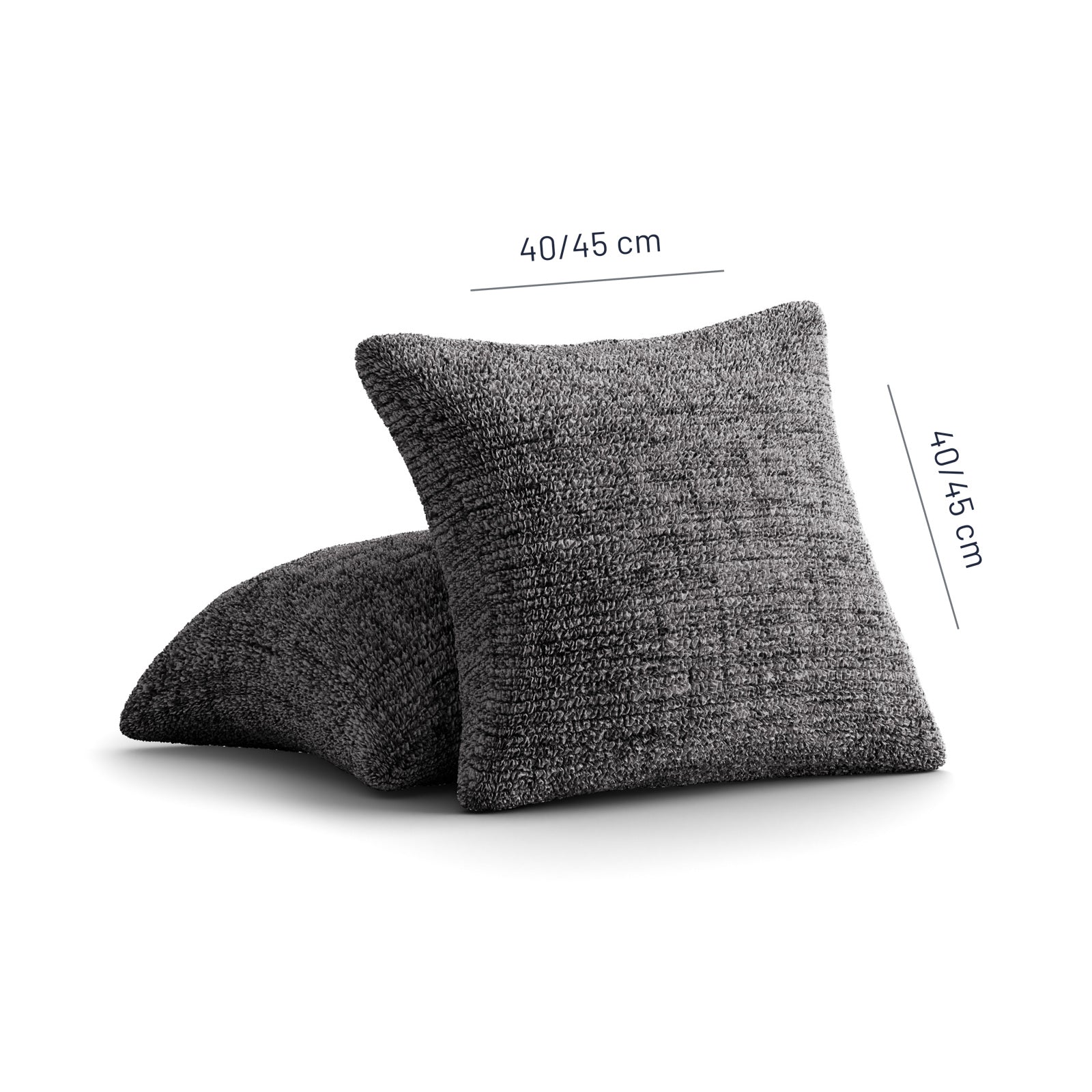 Printed Microfibra - 2 Fundas Cojines Black Pepper