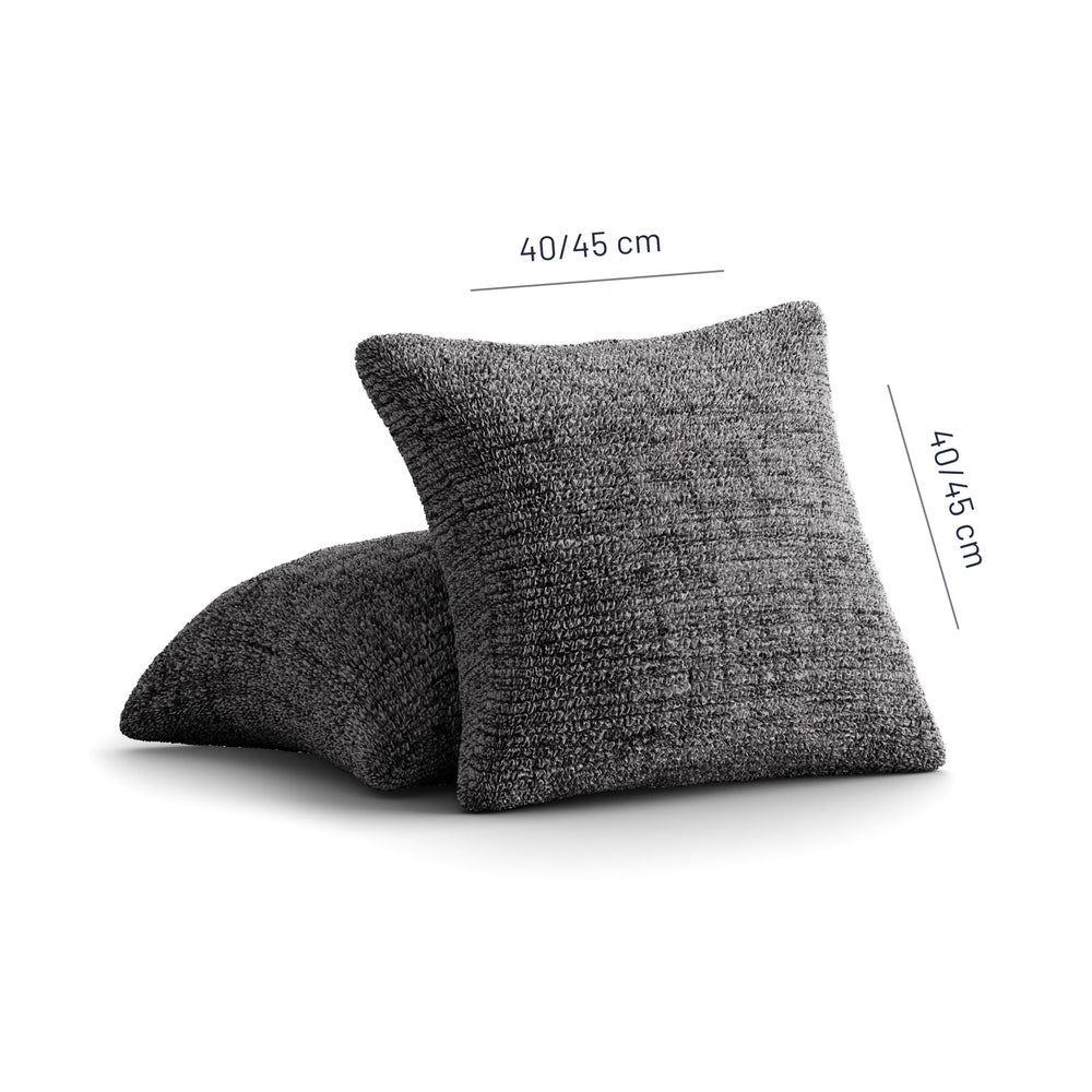 Printed Microfibra - 2 Fundas Cojines Black Pepper